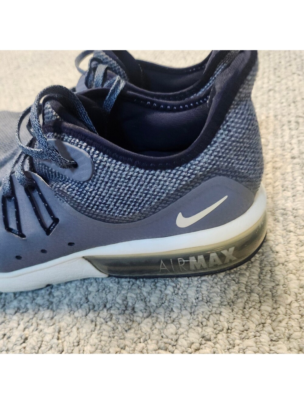 Nike Air Max Running Shoes Blue Size 10.5 - Picture 7 of 11